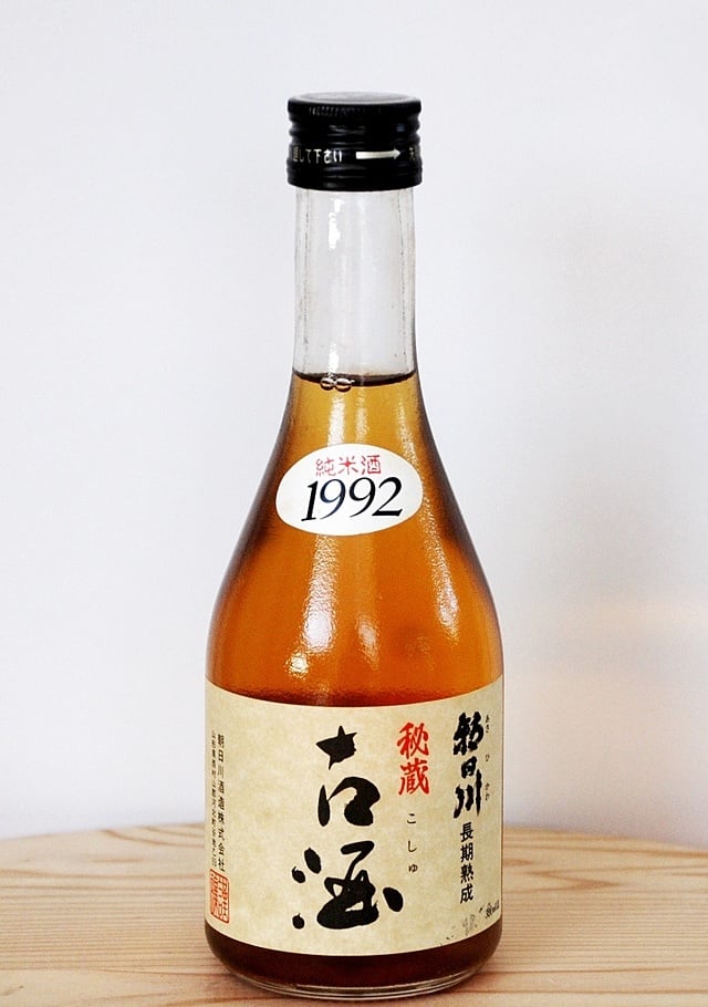 朝日川　秘蔵純米古酒1992年（平成4年）　300ml