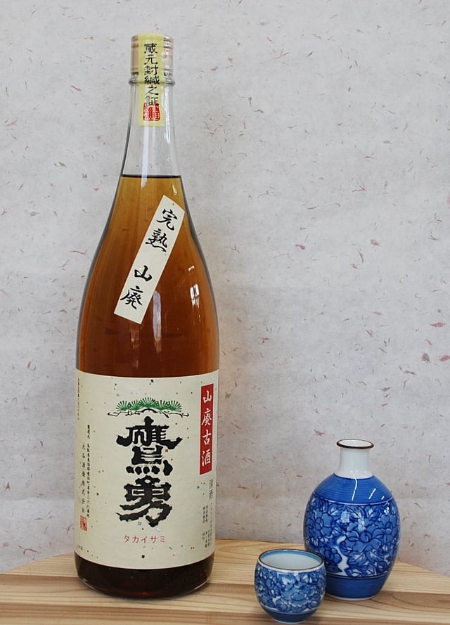 鷹勇　山廃純米原酒1997年（平成9年）　1800ml
